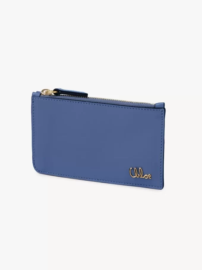 Small Chloé Iconic purse with card slots in shiny leather