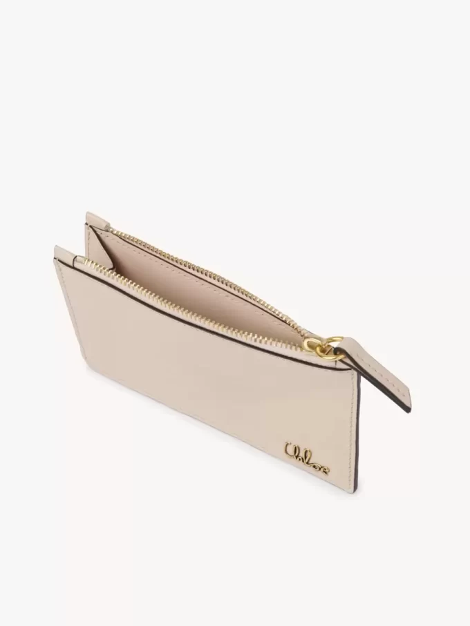 Small Chloé Iconic purse with card slots in shiny leather