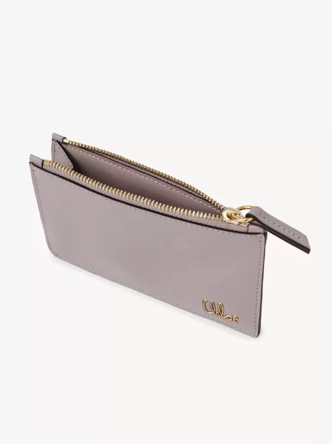 Small Chloé Iconic purse with card slots in shiny leather