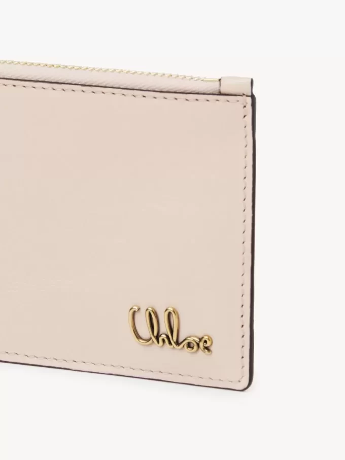 Small Chloé Iconic purse with card slots in shiny leather