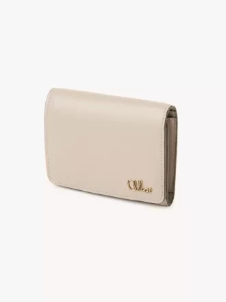 Small Chloé Iconic tri-fold with coin pocket in shiny leather