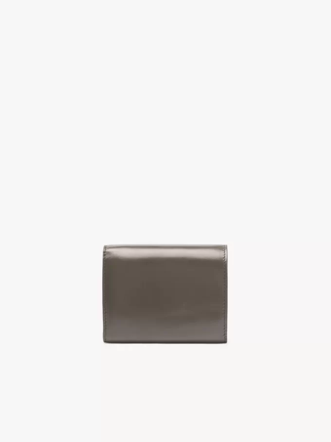 Small Chloé Iconic tri-fold with coin pocket in shiny leather