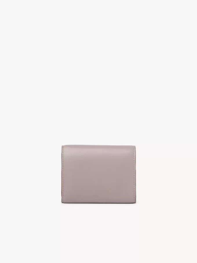 Small Chloé Iconic tri-fold with coin pocket in shiny leather