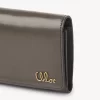 Small Chloé Iconic tri-fold with coin pocket in shiny leather