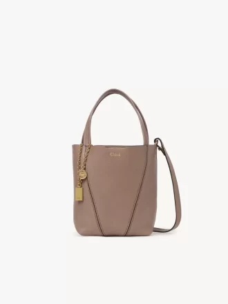Small Chloé Spin tote bag in grained leather