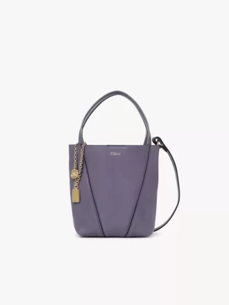 Small Chloé Spin tote bag in grained leather