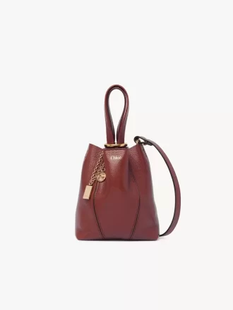 Small Chloé Spin tote bag in grained leather