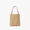 Small Chloé Spin tote bag in grained leather