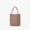 Small Chloé Spin tote bag in grained leather