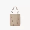 Small Chloé Spin tote bag in grained leather