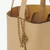 Small Chloé Spin tote bag in grained leather
