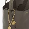 Small Chloé Spin tote bag in grained leather