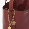 Small Chloé Spin tote bag in grained leather