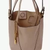 Small Chloé Spin tote bag in grained leather