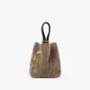 Small Chloé Spin tote bag in shearling
