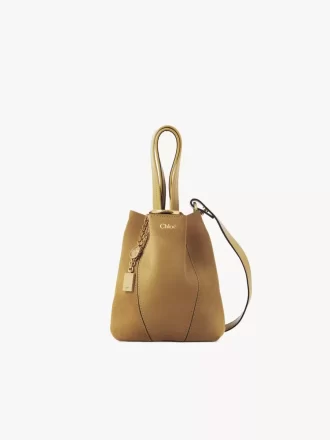 Small Chloé Spin tote bag in suede leather