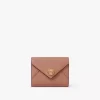 Small Envelope tri-fold in grained leather