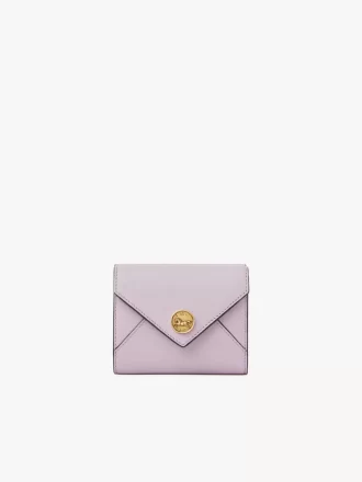 Small Envelope tri-fold in grained leather