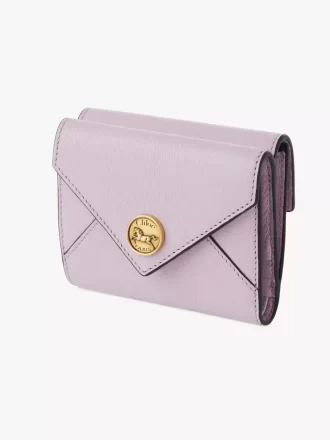 Small Envelope tri-fold in grained leather