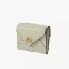 Small Envelope tri-fold in grained leather