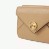 Small Envelope tri-fold in grained leather