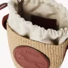 Small Horse Medal Basket in natural fibers