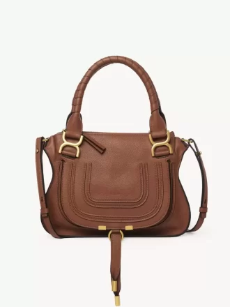 Small Marcie bag in grained leather