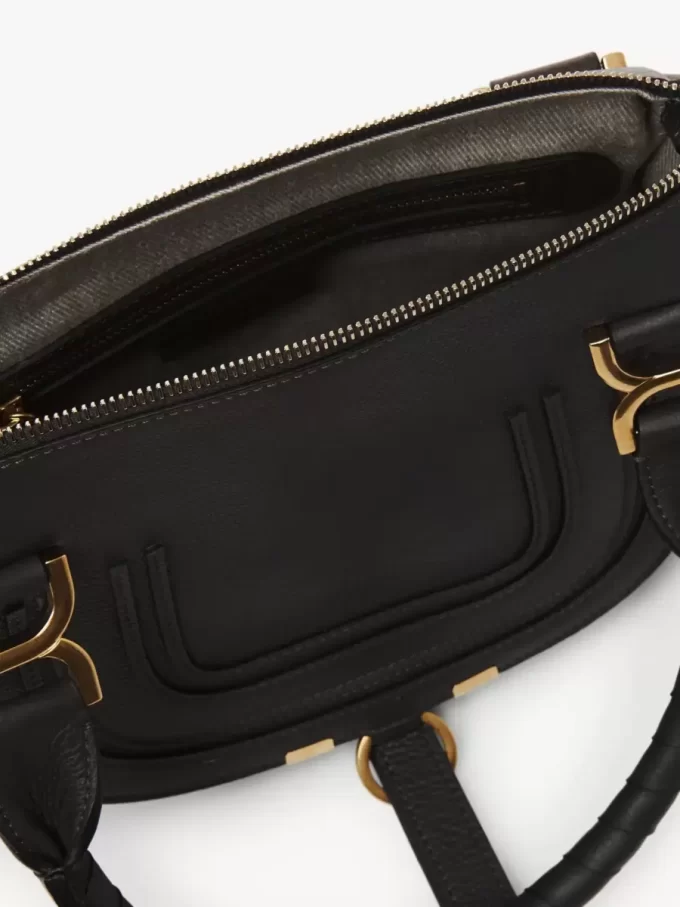 Small Marcie bag in grained leather