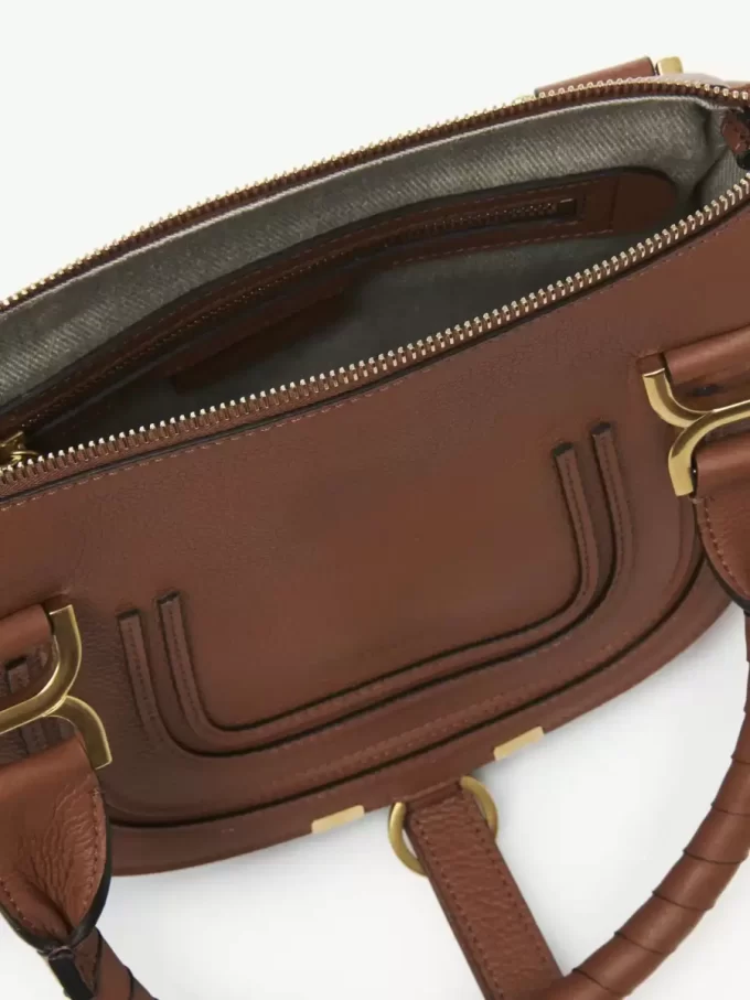 Small Marcie bag in grained leather