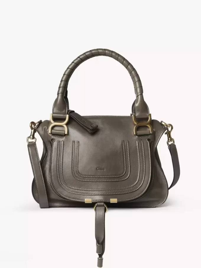Small Marcie bag in shiny leather