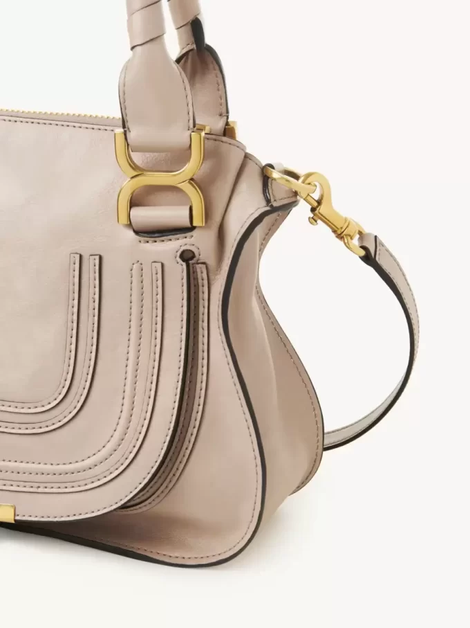 Small Marcie bag in shiny leather