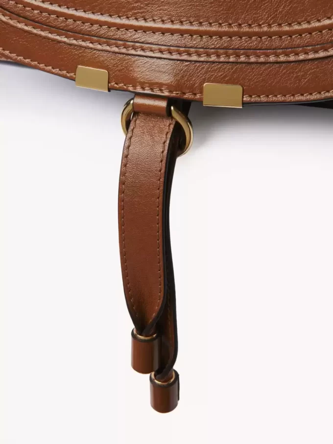 Small Marcie bag in shiny leather