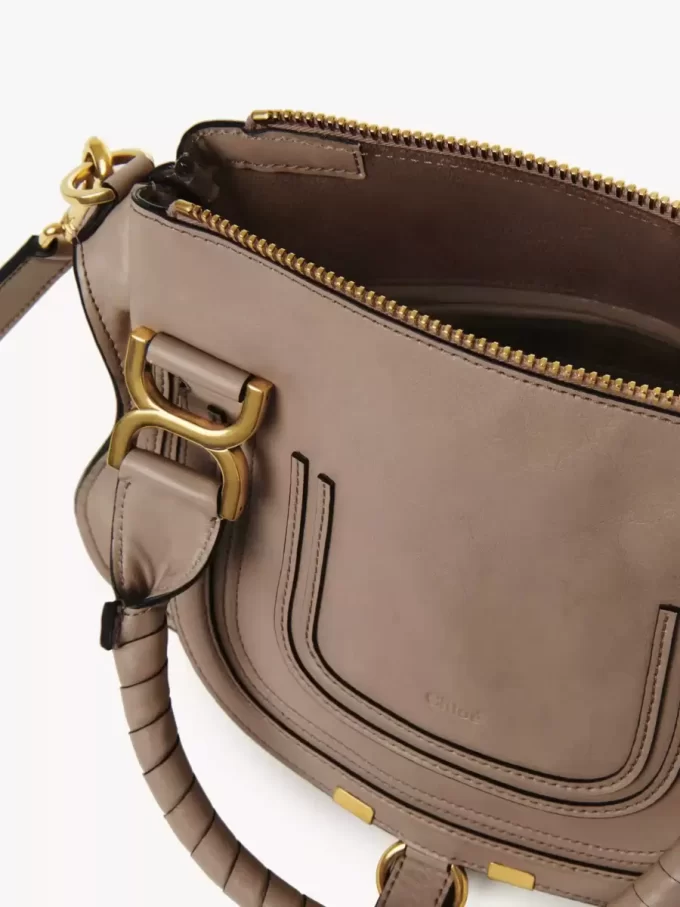 Small Marcie bag in shiny leather