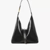Small Marcie hobo bag in croco-effect leather