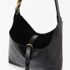Small Marcie hobo bag in croco-effect leather