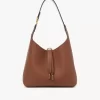 Small Marcie hobo bag in grained leather