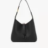 Small Marcie hobo bag in grained leather