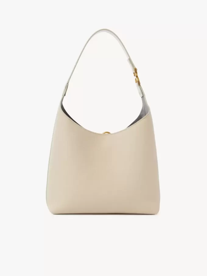 Small Marcie hobo bag in grained leather