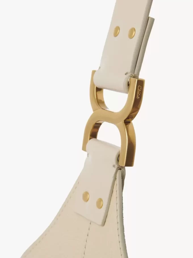 Small Marcie hobo bag in grained leather