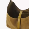 Small Marcie hobo bag in suede leather
