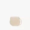 Small Marcie saddle bag in grained leather