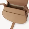 Small Marcie saddle bag in grained leather