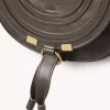 Small Marcie saddle bag in shiny leather