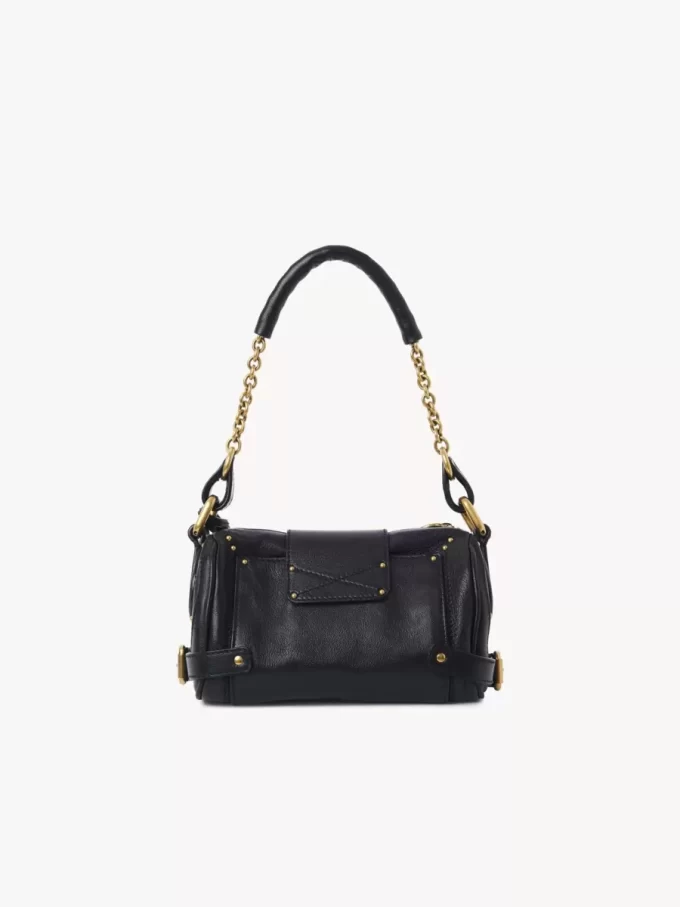 Small Paddington chain bag in grained leather