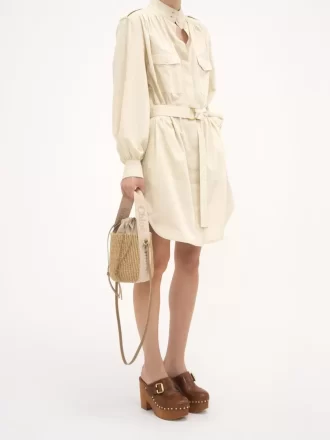 Small Woody basket in natural fibers