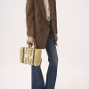 Small Woody tote bag in shearling