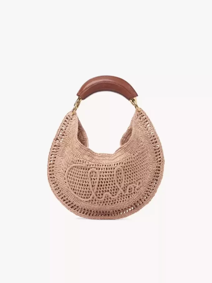 Summer Banana hobo bag in raffia