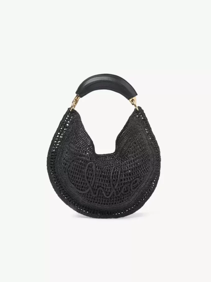 Summer Banana hobo bag in raffia