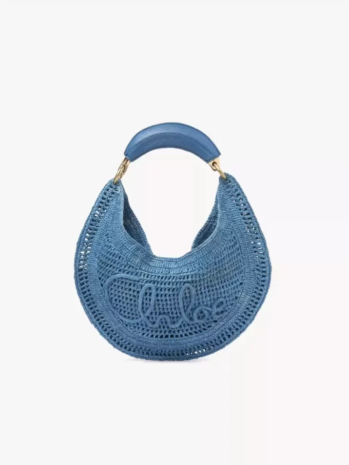Summer Banana hobo bag in raffia