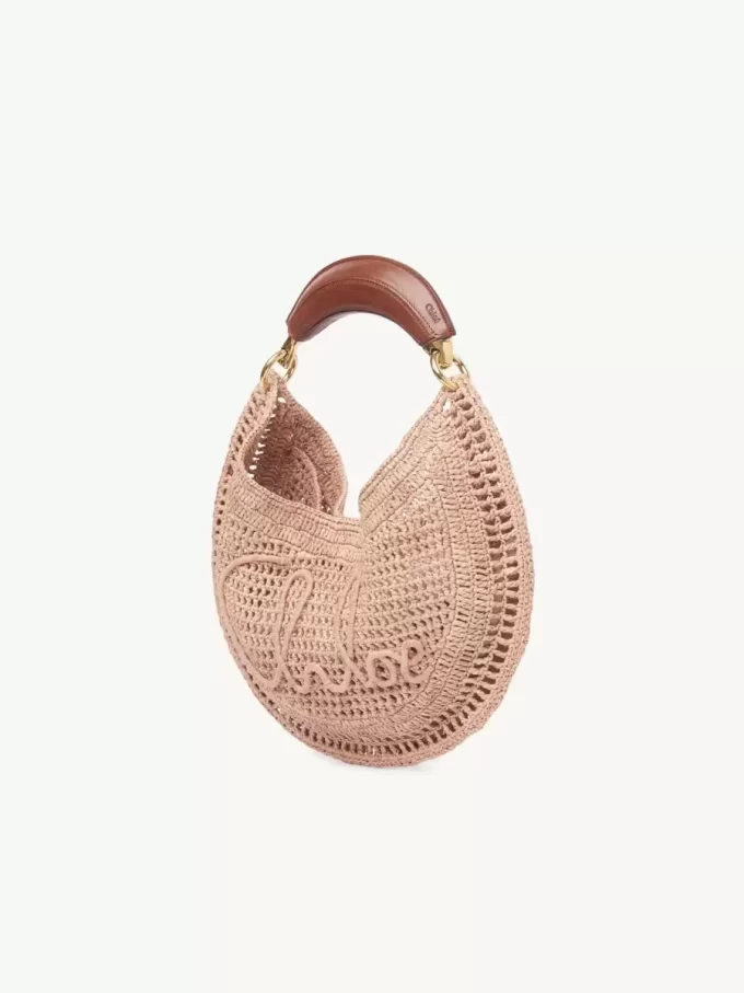 Summer Banana hobo bag in raffia
